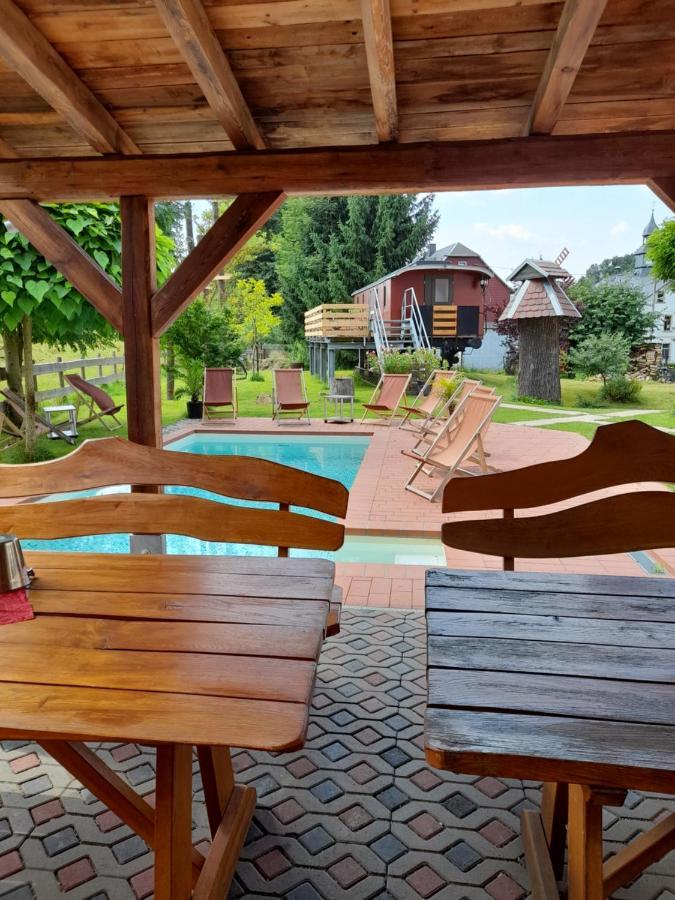 Ferienwohnungen Im Vogtland Heinsdorfergrund Exterior photo